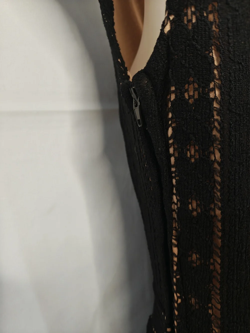 Jodi Kristopher Black Lace Overlay Mini Dress - Picture 5 of 6